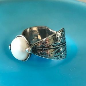 Silpada Pearl Nestled Ring